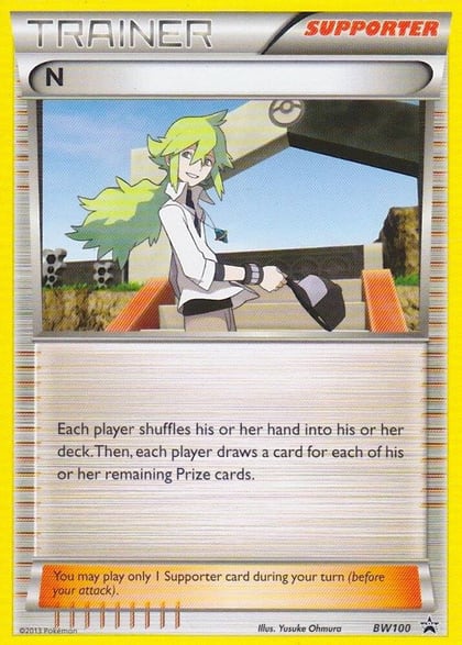N (Supporter) - BW100, Deck Exclusives BW100
