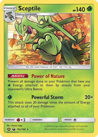 Sceptile - 10a/168, Alternate Art Promos 010a/168