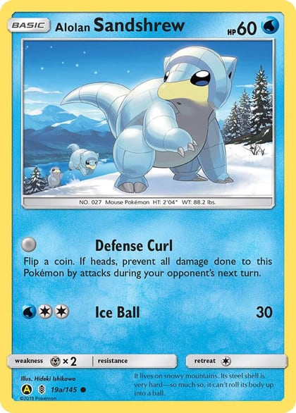 Alolan Sandshrew - 19a/145, Alternate Art Promos 019a/145
