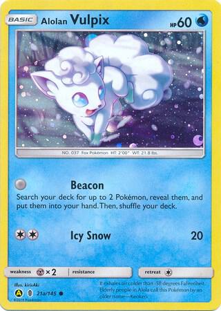 Alolan Vulpix - 21a/145, Alternate Art Promos 021a/145