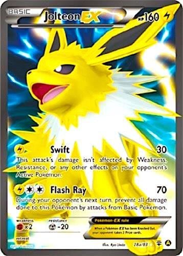 Jolteon EX - 28a/83, Alternate Art Promos 028a/083