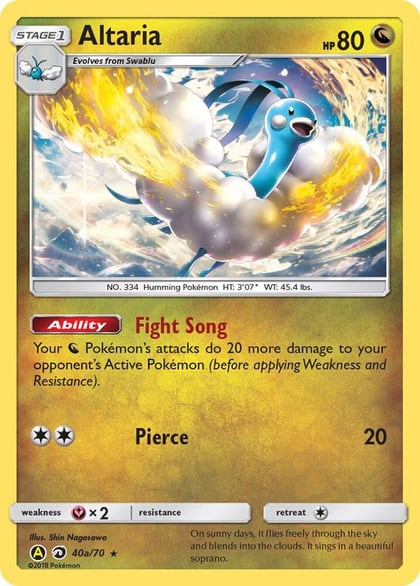 Altaria - 40a/70, Alternate Art Promos 040a/070