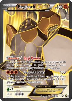 Regirock EX - 43a/124, Alternate Art Promos 043a/124