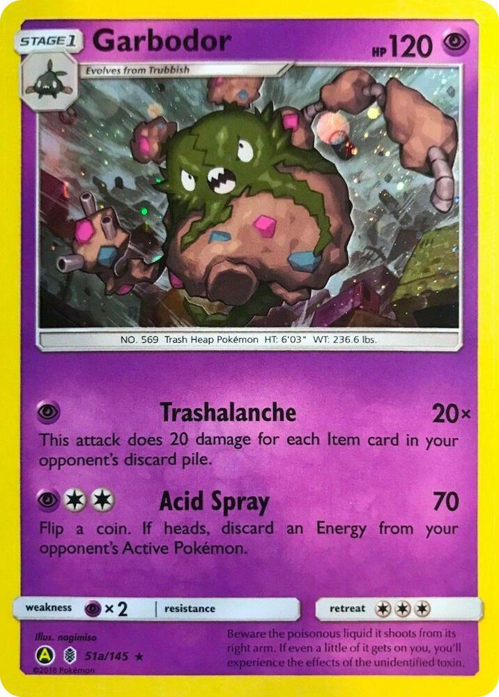 Garbodor - 51a/145 (Cosmos Holo), Alternate Art Promos 051a/145