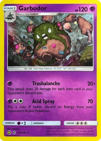 Garbodor - 51a/145 (Cosmos Holo), Alternate Art Promos 051a/145