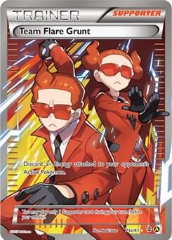 Team Flare Grunt - 73a/83, Alternate Art Promos 073a/083