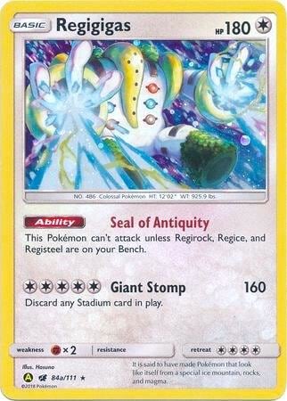 Regigigas - 84a/111, Alternate Art Promos 084a/111