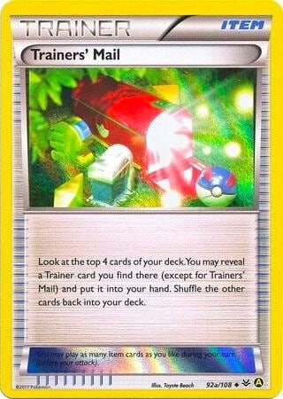 Trainers' Mail - 92a/108 (Holo), Alternate Art Promos 092a/108