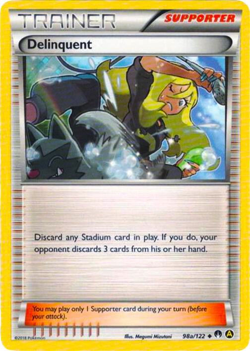 Delinquent - 98a/122, Alternate Art Promos 098a/122