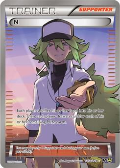 N (Supporter) - 105a/124, Alternate Art Promos 105a/124