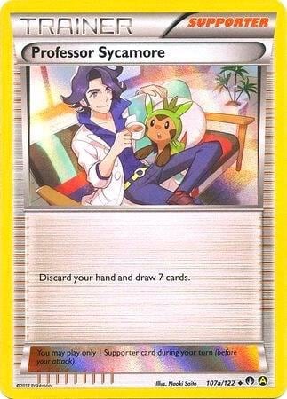 Professor Sycamore - 107a/122 (Holofoil), Alternate Art Promos 107a/122
