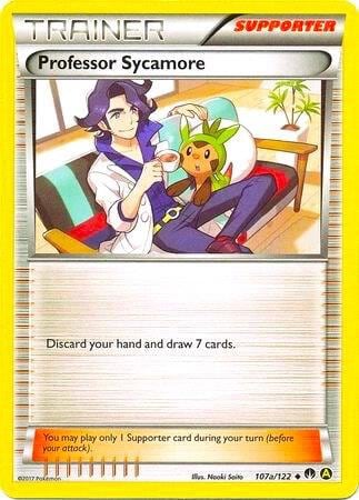 Professor Sycamore - 107a/122 (Non-Holo), Alternate Art Promos 107a/122