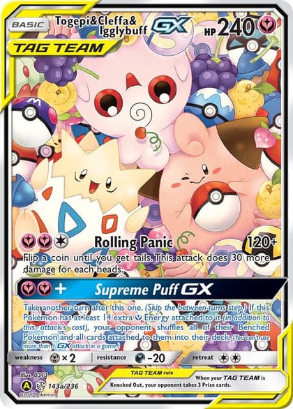 Togepi & Cleffa & Igglybuff GX - 143a/236, Alternate Art Promos 143a/236