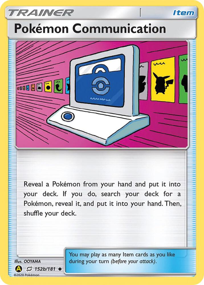 Pokemon Communication - 152b/181, Alternate Art Promos 152b/181