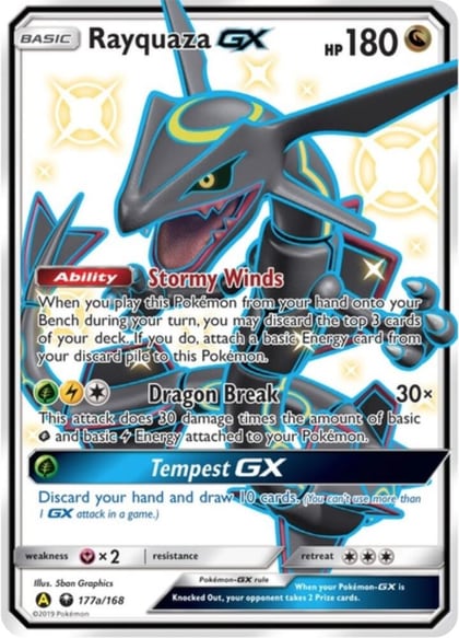 Rayquaza GX - 177a/168, Alternate Art Promos 177a/168