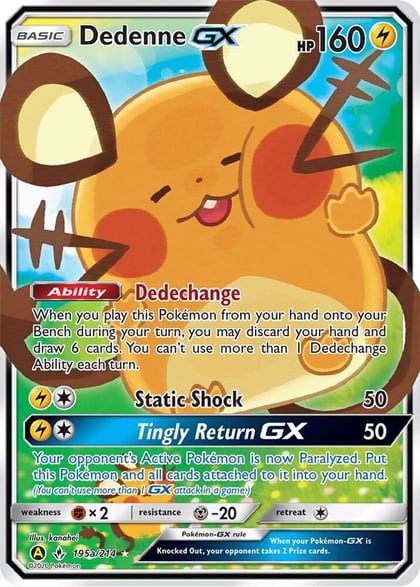 Dedenne GX - 195a/214, Alternate Art Promos 195a/214