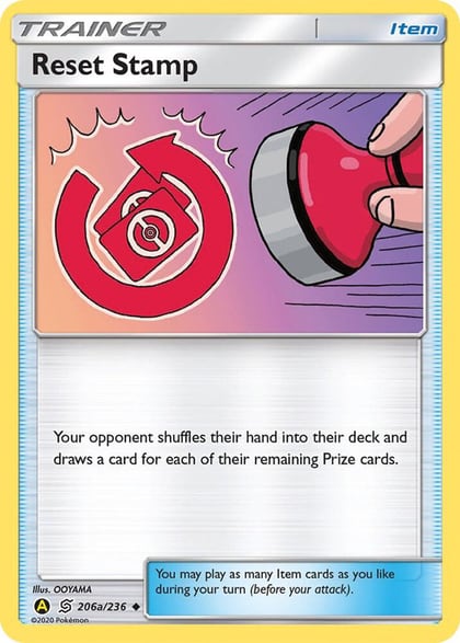 Reset Stamp - 206a/236, Alternate Art Promos 206a/236
