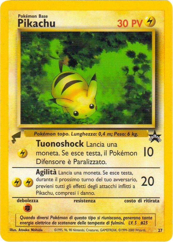 Pikachu (Baby), Pikachu World Collection Promos 27