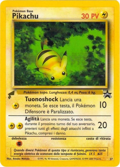Pikachu (Baby), Pikachu World Collection Promos 27