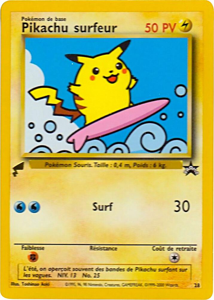 Pikachu (Surfing), Pikachu World Collection Promos 28