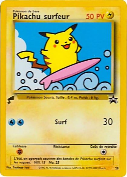 Pikachu (Surfing), Pikachu World Collection Promos 28