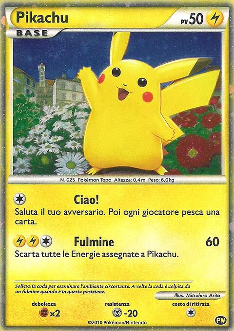 Pikachu (Italian), Pikachu World Collection Promos PW 2