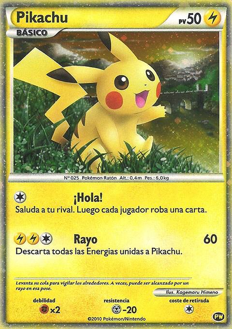 Pikachu (Spanish), Pikachu World Collection Promos PW 4