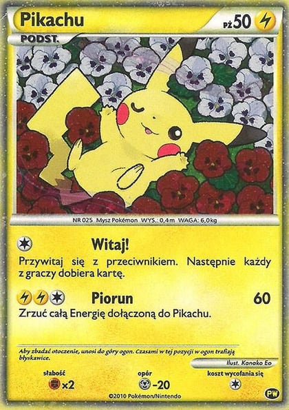 Pikachu (Polish), Pikachu World Collection Promos PW 8