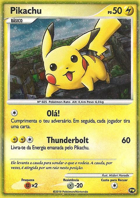 Pikachu (Portuguese), Pikachu World Collection Promos PW 9