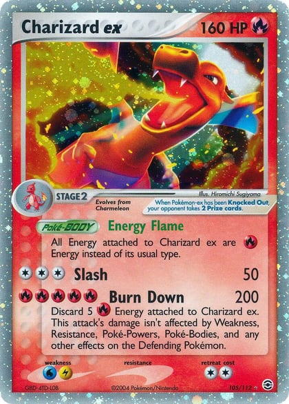 Charizard ex, FireRed & LeafGreen 105/112