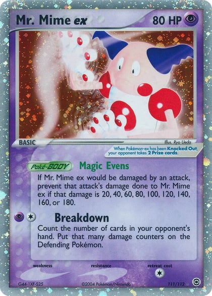 Mr. Mime ex - 111/112, FireRed & LeafGreen 111/112