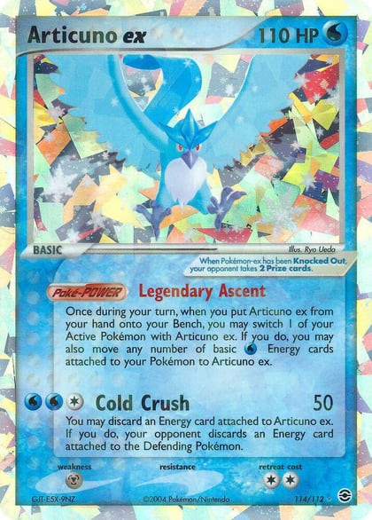 Articuno ex, FireRed & LeafGreen 114/112