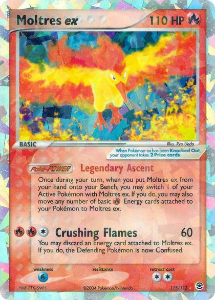 Moltres ex, FireRed & LeafGreen 115/112
