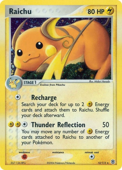 Raichu, FireRed & LeafGreen 12/112