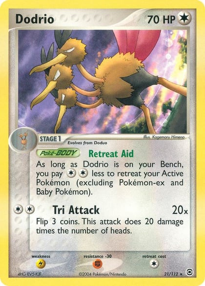Dodrio, FireRed & LeafGreen 21/112