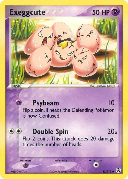 Exeggcute, FireRed & LeafGreen 33/112