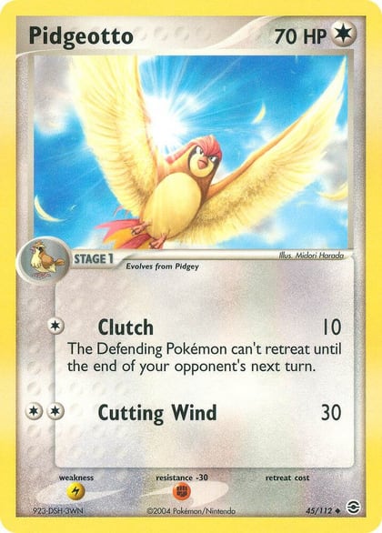 Pidgeotto, FireRed & LeafGreen 45/112
