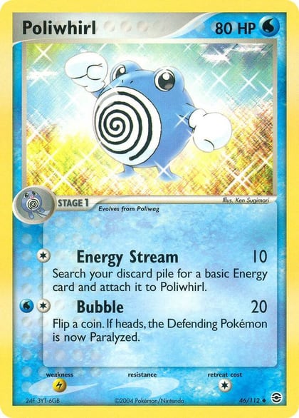 Poliwhirl, FireRed & LeafGreen 46/112