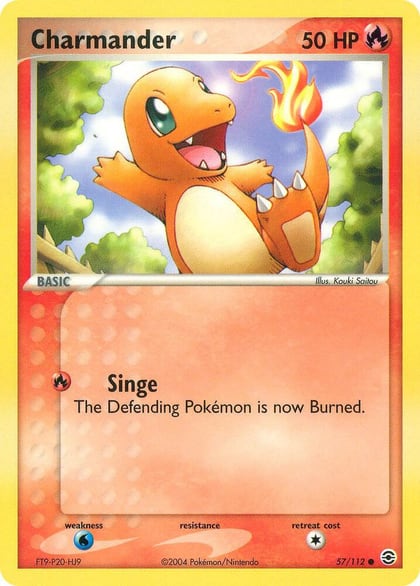 Charmander - 057/112, FireRed & LeafGreen 57/112