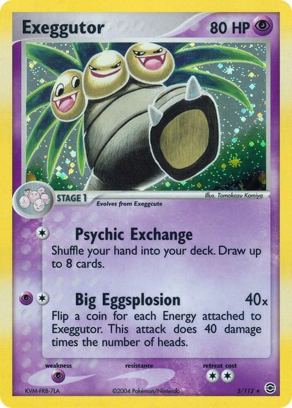 Exeggutor, FireRed & LeafGreen 5/112