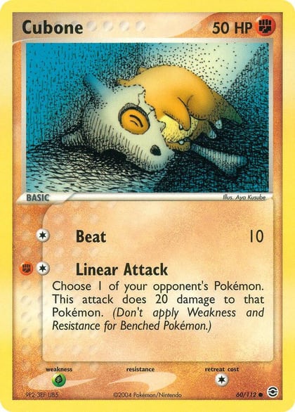 Cubone, FireRed & LeafGreen 60/112