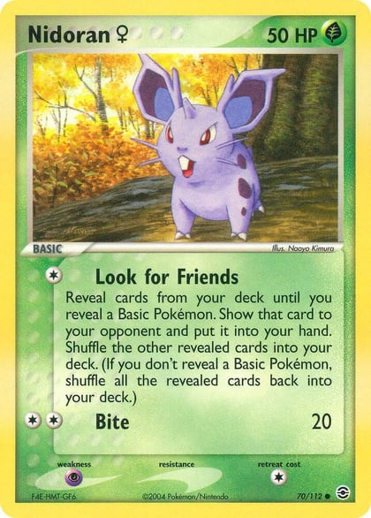 Nidoran F, FireRed & LeafGreen 70/112