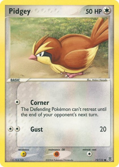 Pidgey, FireRed & LeafGreen 73/112
