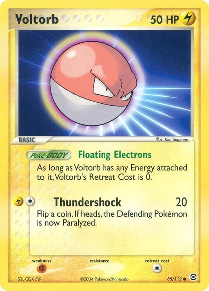 Voltorb, FireRed & LeafGreen 85/112