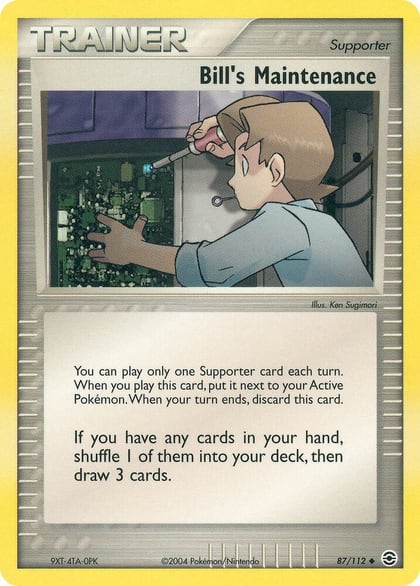 Bill's Maintenance, FireRed & LeafGreen 87/112