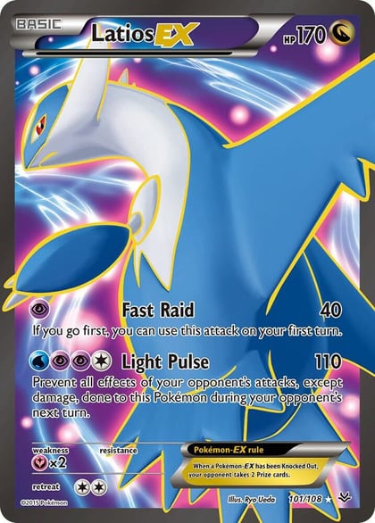 Latios EX (101 Full Art), XY - Roaring Skies 101/108