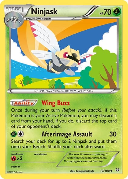 Ninjask, XY - Roaring Skies 10/108