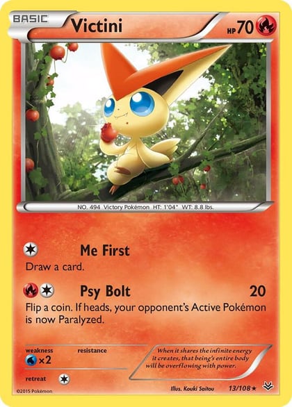 Victini, XY - Roaring Skies 13/108