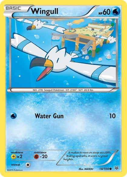 Wingull, XY - Roaring Skies 18/108
