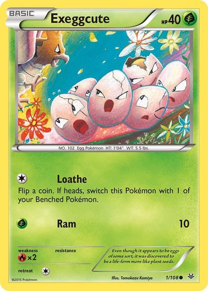 Exeggcute, XY - Roaring Skies 1/108